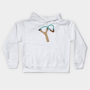 Wooden Slingshot Kids Hoodie